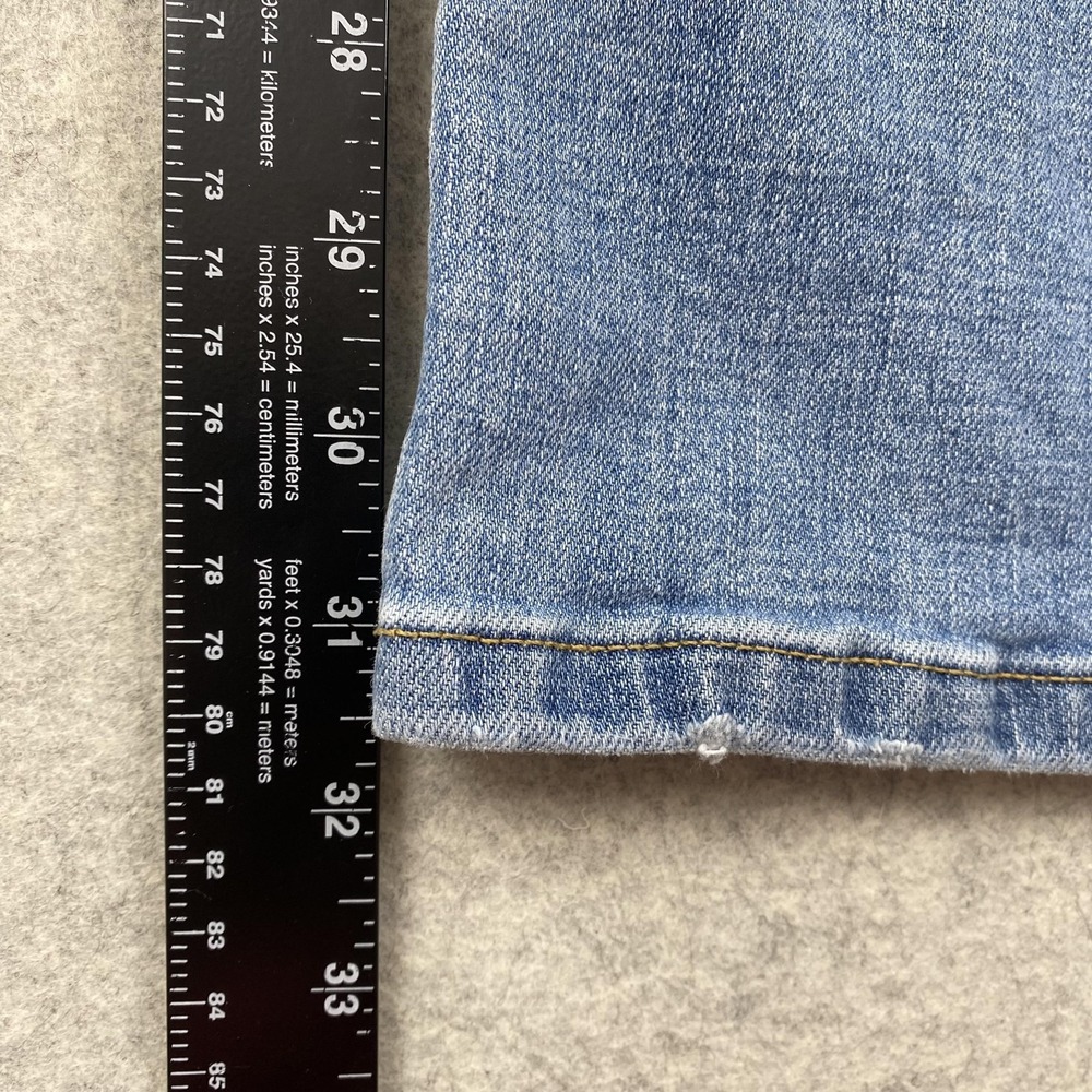 Aeropostale Jeans Juniors 00 (22x31) Blue Flare Medium Wash Stretch Denim - Picture 5 of 11